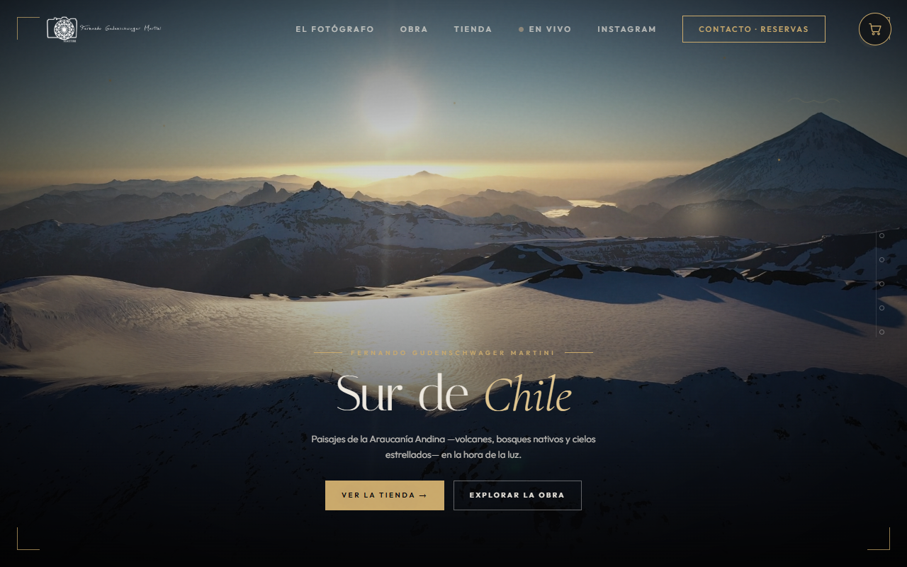 Aperçu du site Martini Fotografía