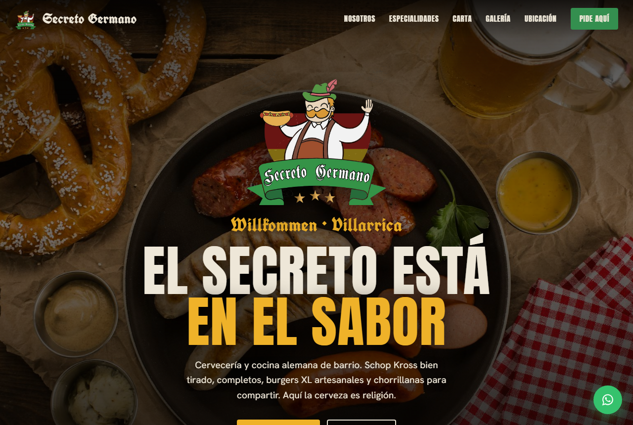 Aperçu du site Secreto Germano